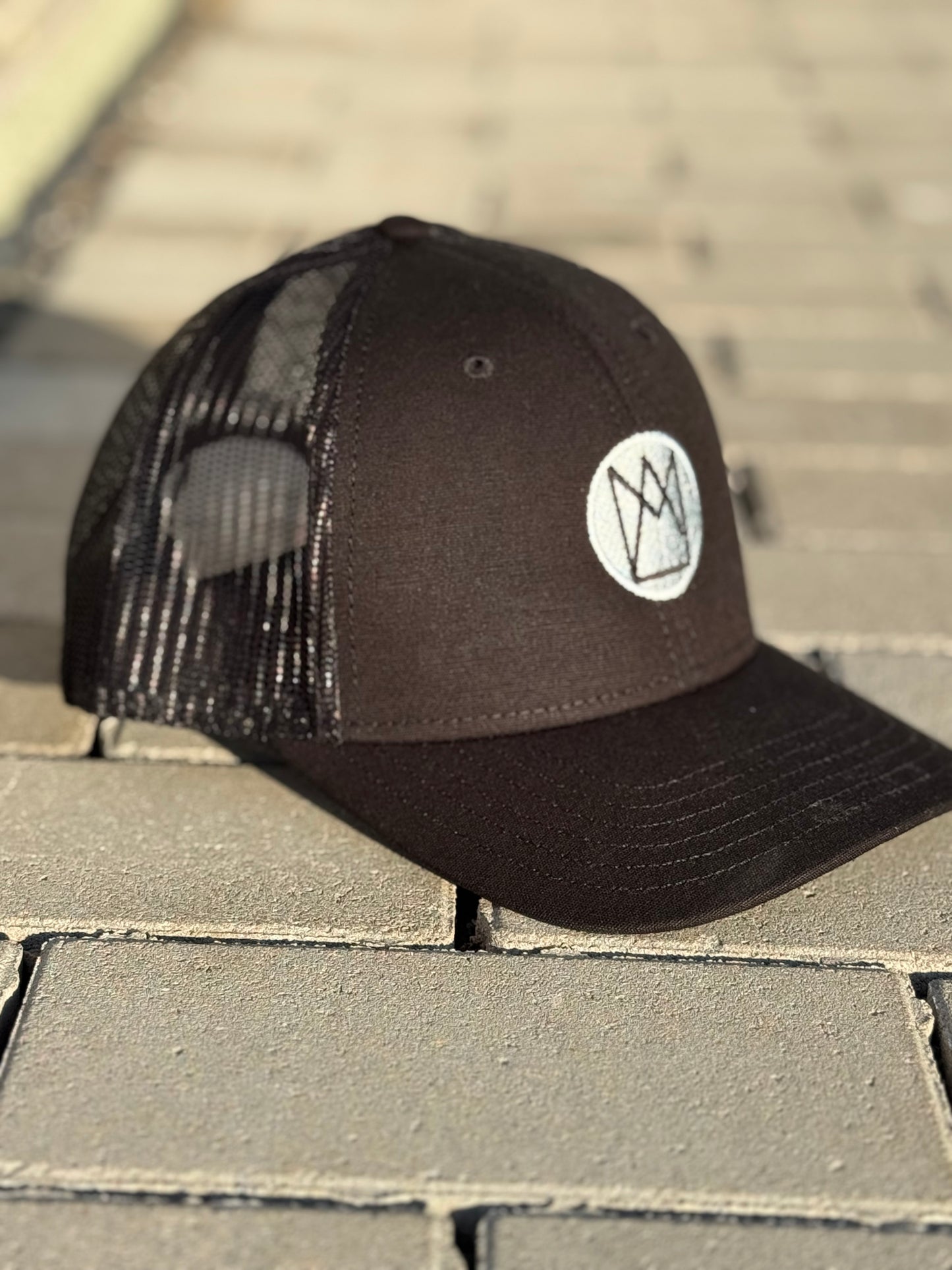 Stylische Trucker Cap – Olive Green | Streetwear Snapback mit Krone