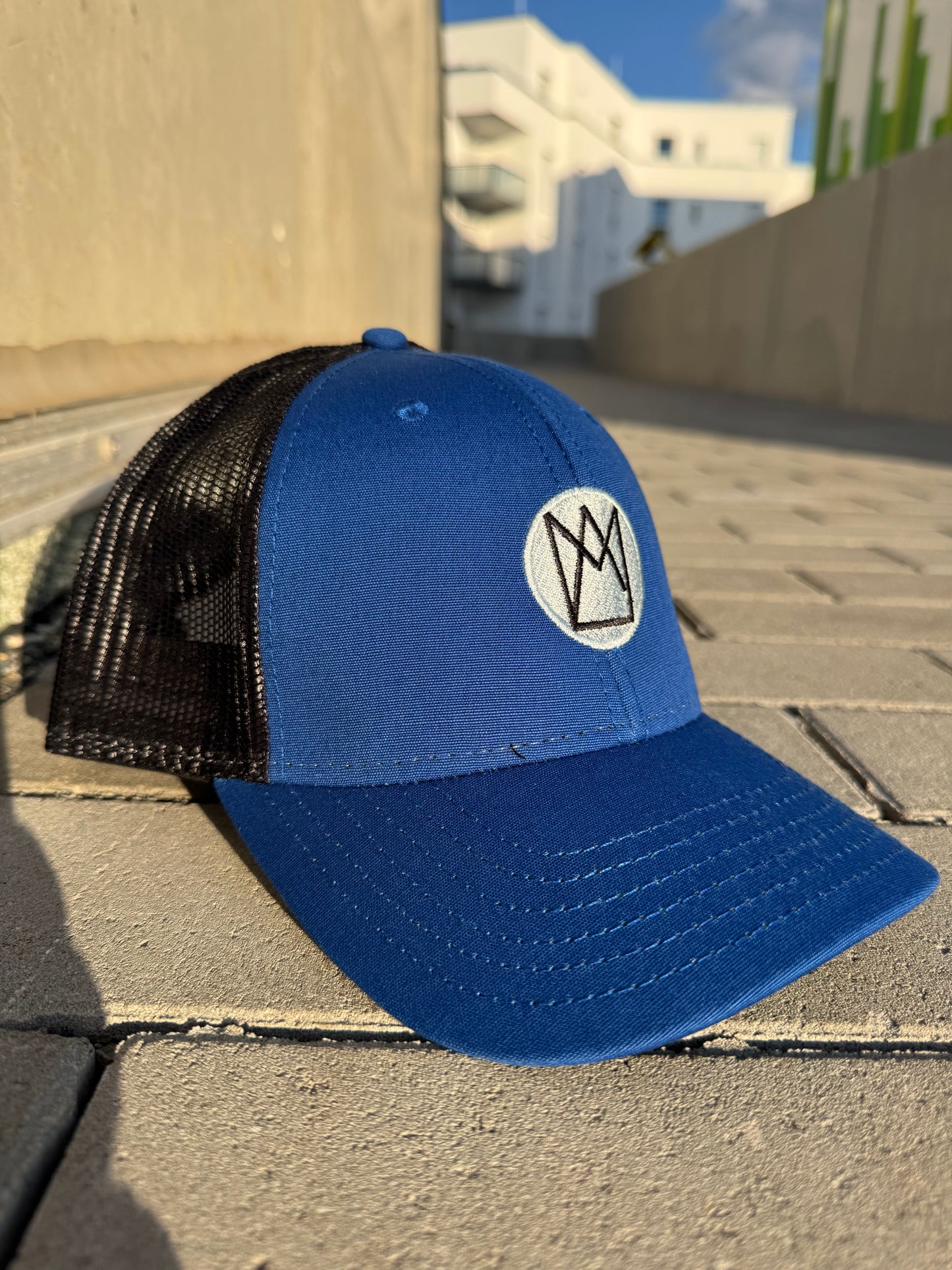 Stylische Trucker Cap – Olive Green | Streetwear Snapback mit Krone