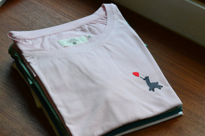 T-Shirt „Lama“– Leicht, liebevoll & 100 % Bio Baumwolle